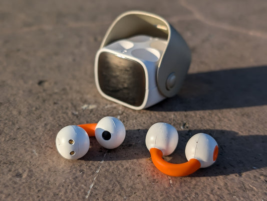 Open Ear Wireless Sports Earphones WHITE